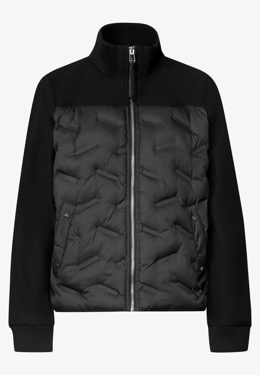 LTD QR Short Mat Mix Jacket - Black - Street One - 3