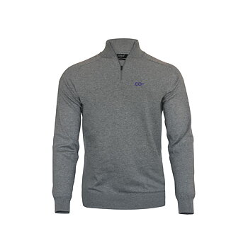 Co-native stickad 1/4 zip Brighton Grey