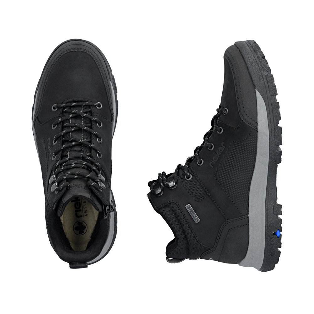 Rieker Herrboots Varmfodrad Svart - 8