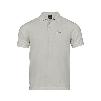 Co-native Luxury Stretch Polo Cement