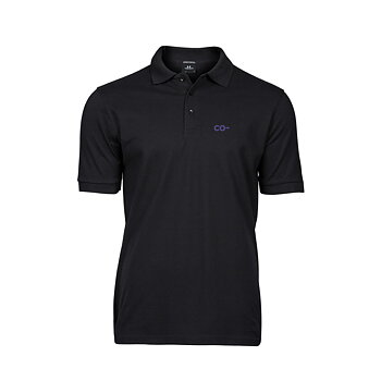 Co-native Luxury Stretch Polo Black
