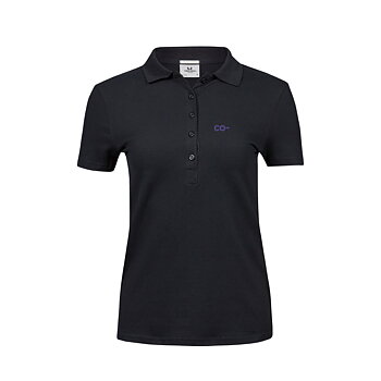 Co-native Luxury Stretch Polo Black