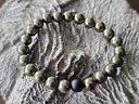 Armband kalkopyrit och svart onyx 8mm