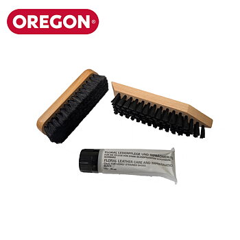 Skoputskit Oregon Läder Svart