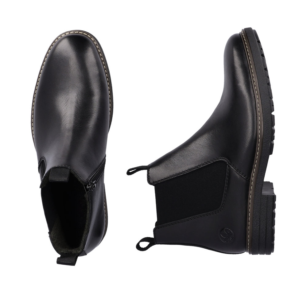 Rieker Herrboots fleecefodrad Svart - 8