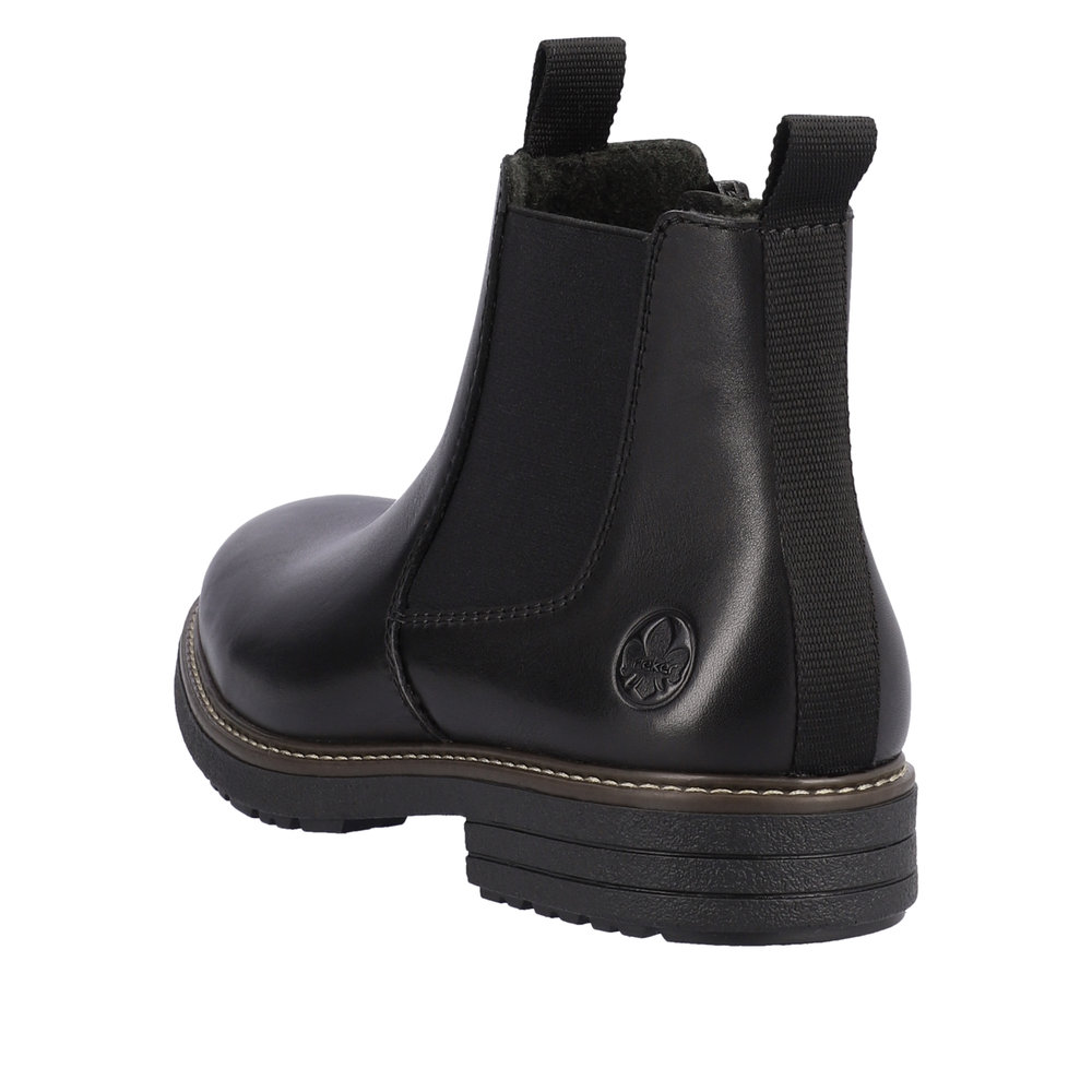 Rieker Herrboots fleecefodrad Svart - 3