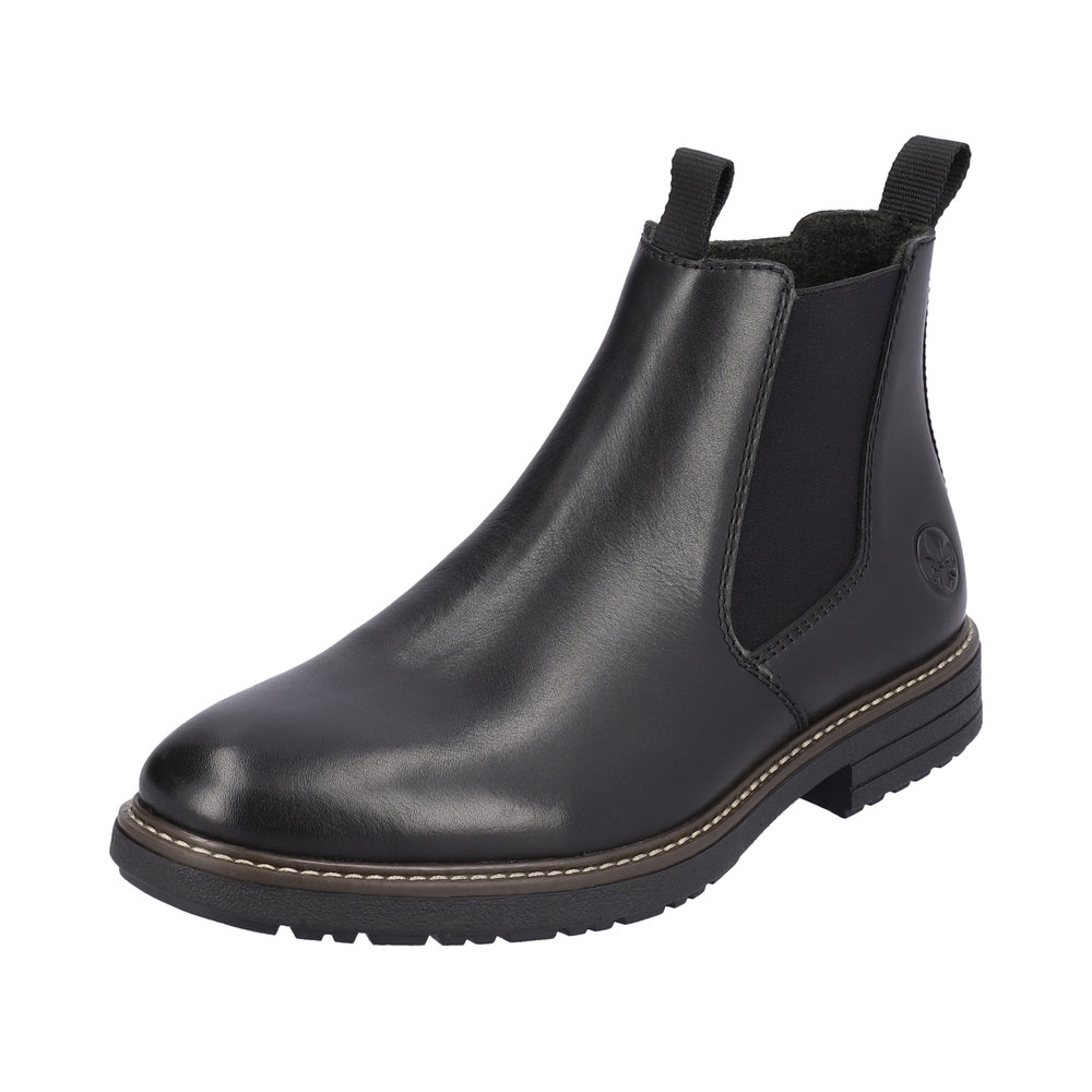 Rieker Herrboots fleecefodrad Svart