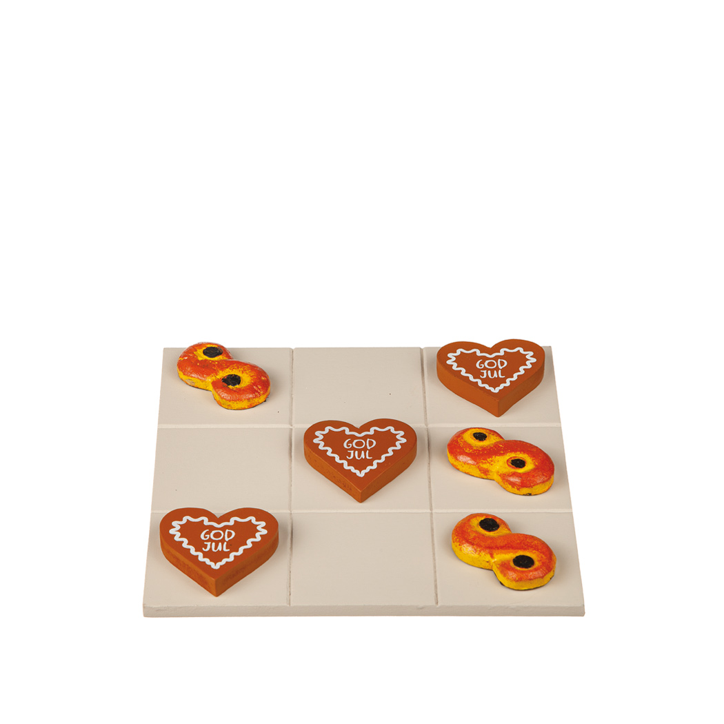 Brädspel 3 i rad Trä Lussekatt/Pepparkaka - 2