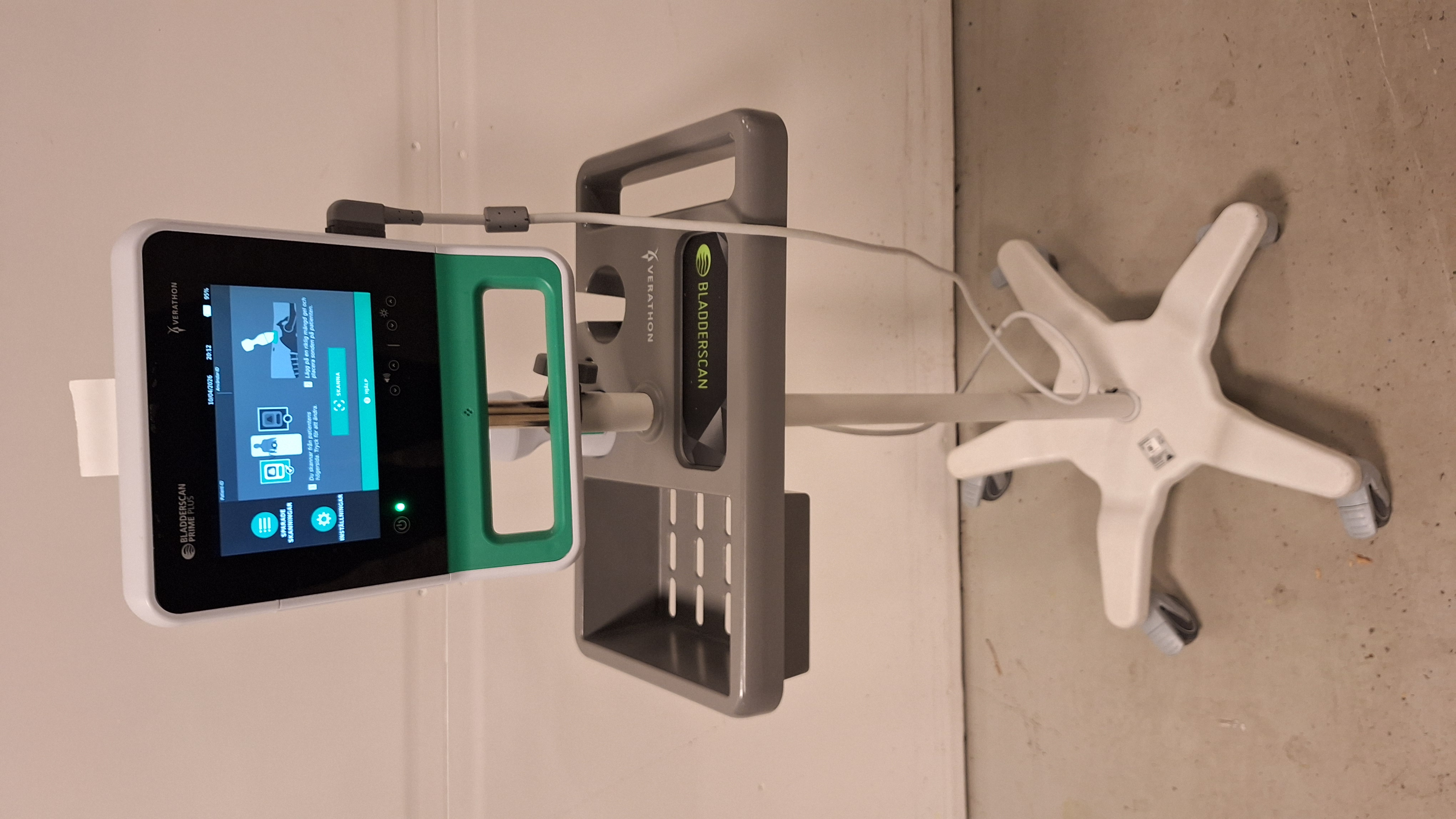 BladderScan Prime Plus Med Rullstativ och Skrivare - Begagnad