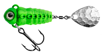 Spinmad Crazy Bug 4g är en spinnertail som skall vara imitation av en insekt designad för finessefisket. Bra spinnare för  abborre, regnbåge, öring och färna