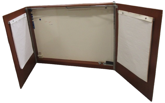 Whiteboard med Brun ram