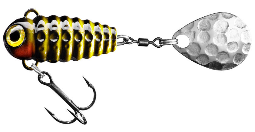 Spinmad Crazy Bug 6g är en spinnertail som skall vara imitation av en insekt designad för finessefisket. Bra spinnare för abborre, regnbåge, öring och färna
