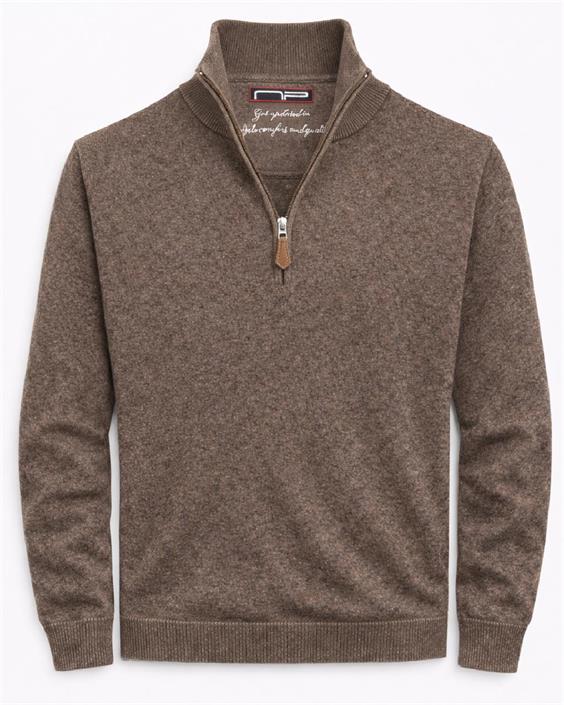 Half-zip brun från AP