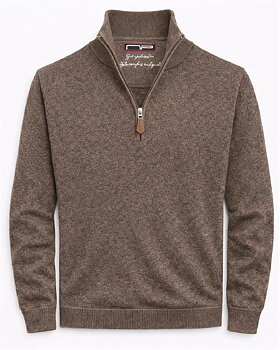 Half-zip brun från AP
