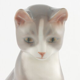 Ingeborg Plockross Irminger (20th Century) Sitting Cat #1876 13 cm