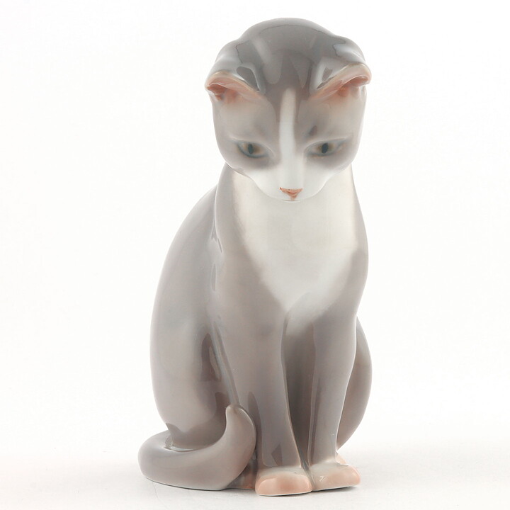 Ingeborg Plockross Irminger (20th Century) Sitting Cat #1876 13 cm
