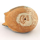 Poul Hauch Carlsen (1960s) Rounded Bird in Earthy Colors 8 cm (2)