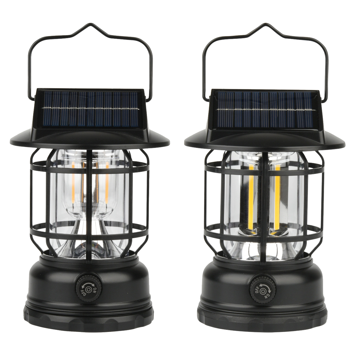 Campinglanterna Lanterna LED Solcell+USB-C - 2