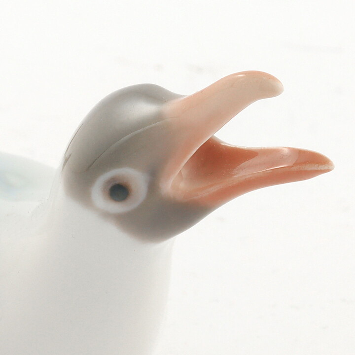 イェンス・ペーター・ダール・イェンセン  ビング・オー・グレンダール製  鳴くカモメ  11/5cm  20世紀  #1809 