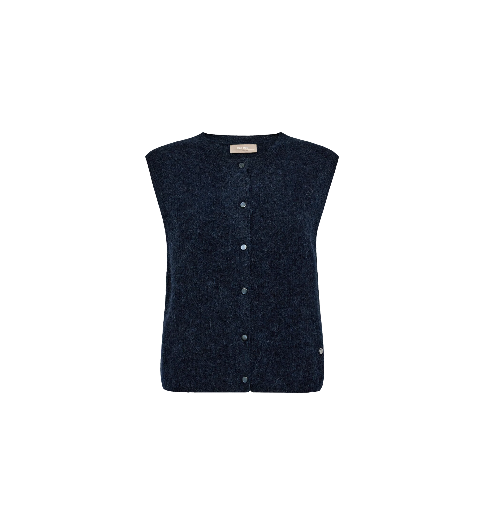 Mos Mosh Almine Thora Knit Vest Navy
