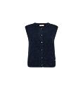 Mos Mosh Almine Thora Knit Vest Navy