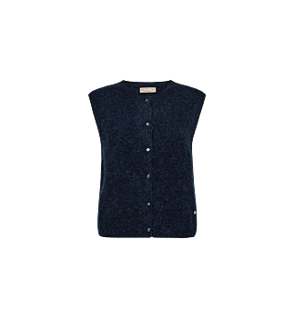 Mos Mosh Almine Thora Knit Vest Navy