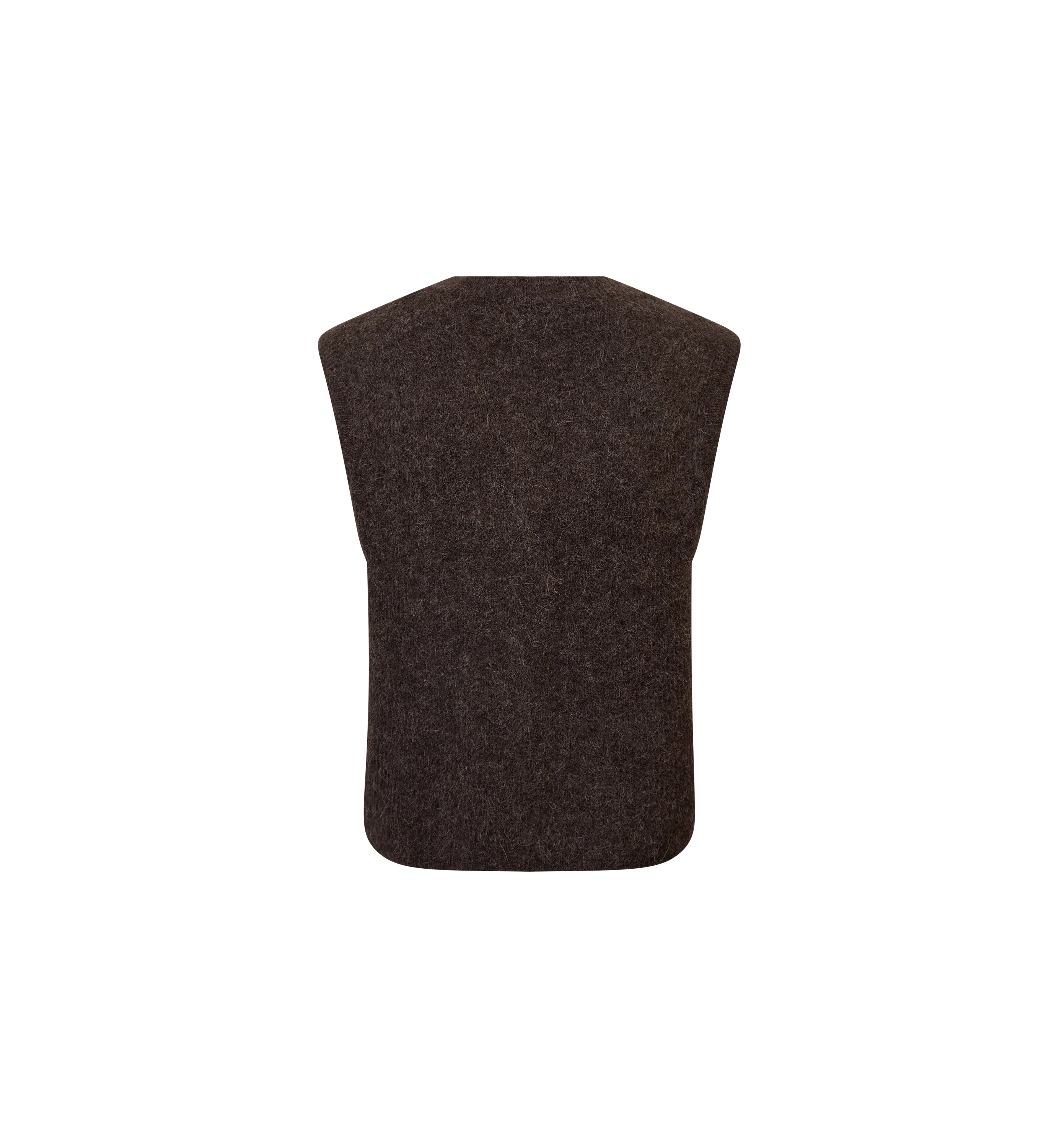 Mos Mosh Almine Thora Knit Vest Brown - 3
