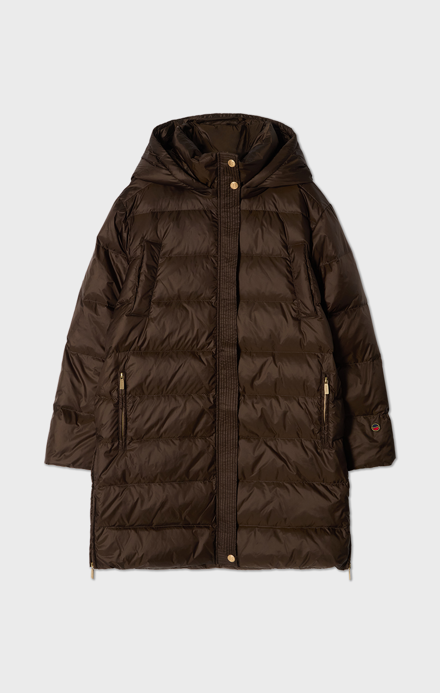Busnel Flisa Down Coat, Brown - 3