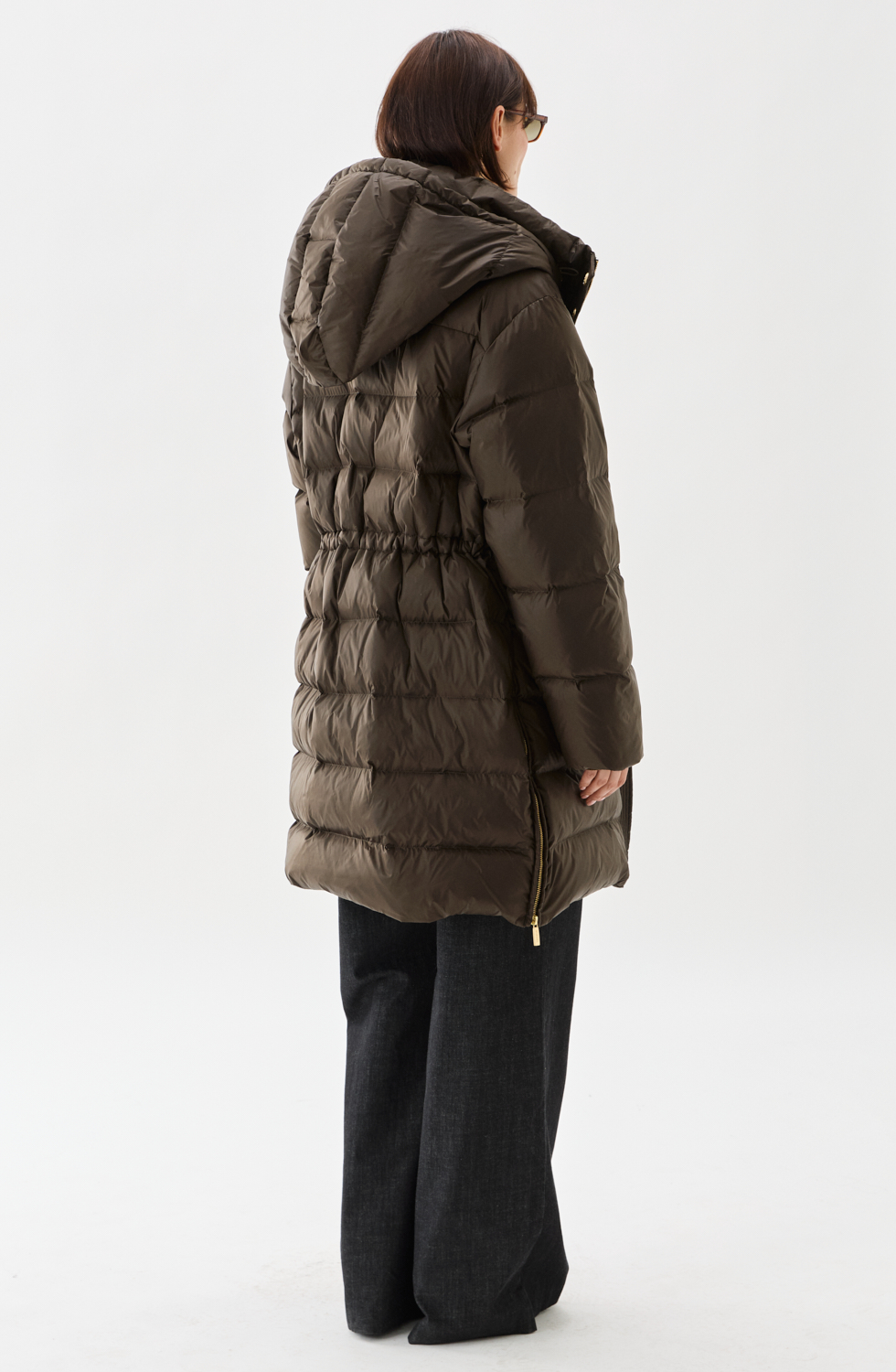 Busnel Flisa Down Coat, Brown - 2