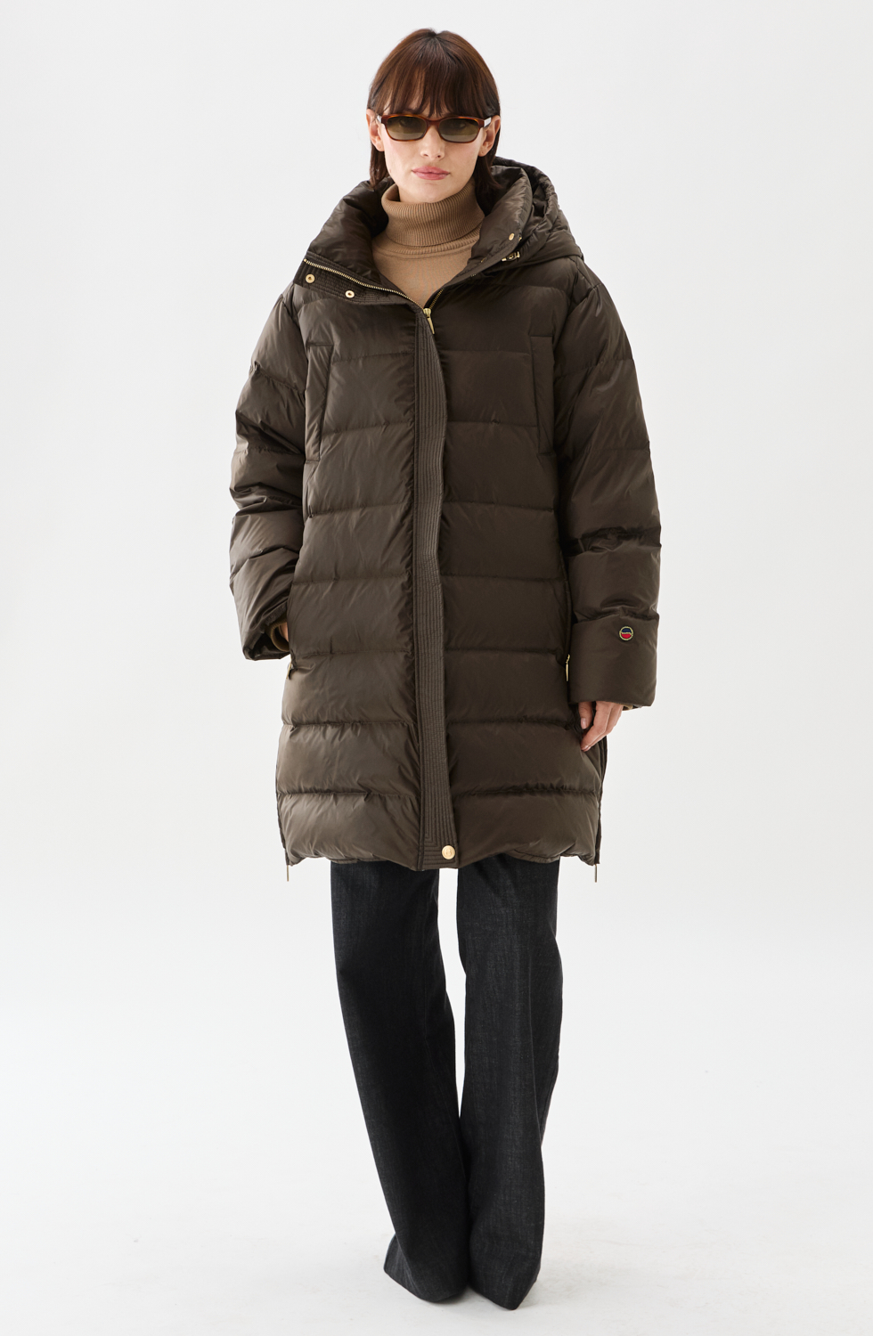 Busnel Flisa Down Coat, Brown - 6
