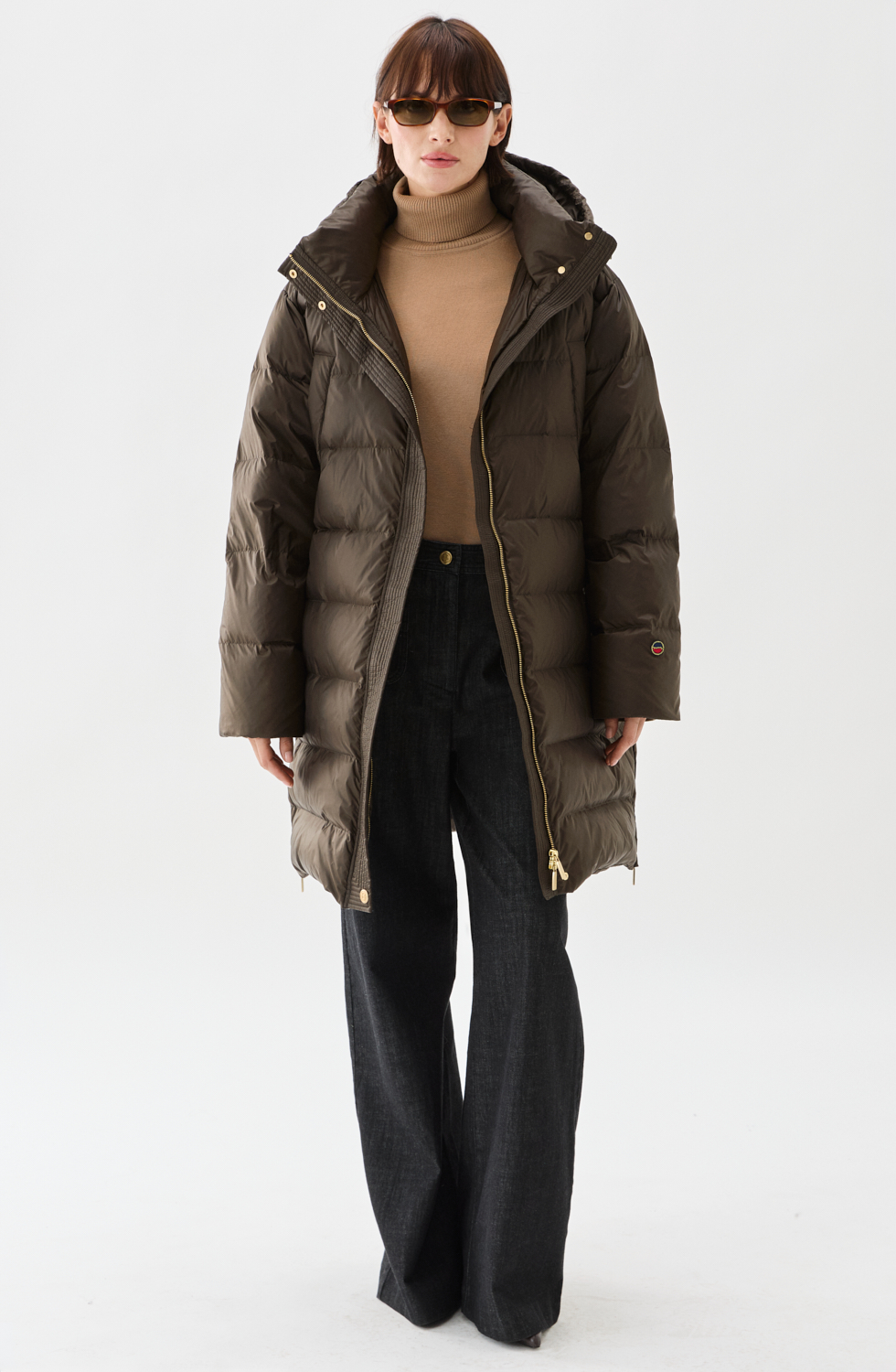 Busnel Flisa Down Coat, Brown - 4
