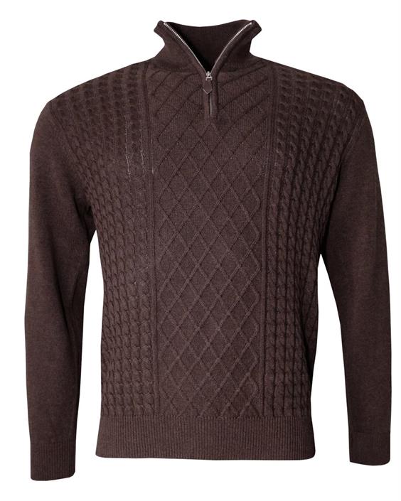 Half-zip brun från AP
