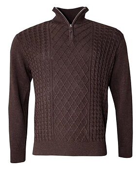 Half-zip brun från AP