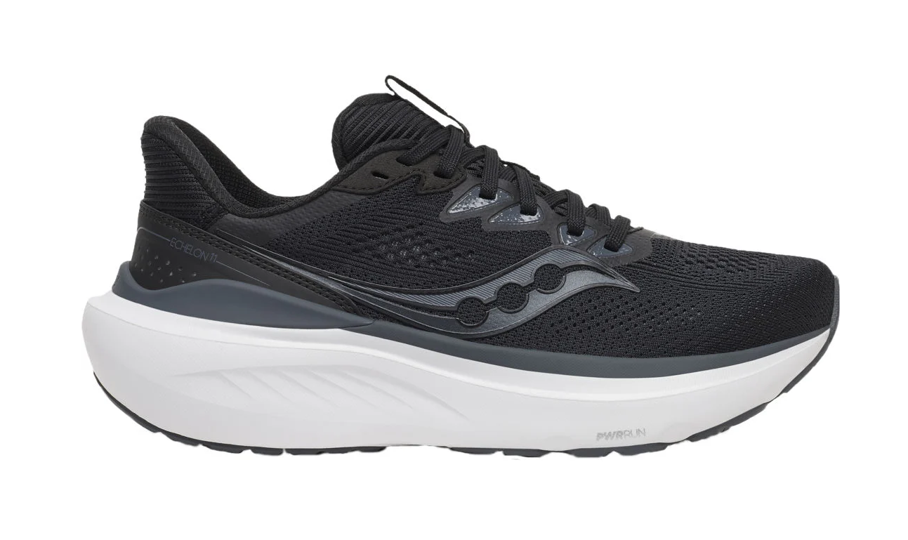Saucony Echelon 11 Extra Wide W - Black/White