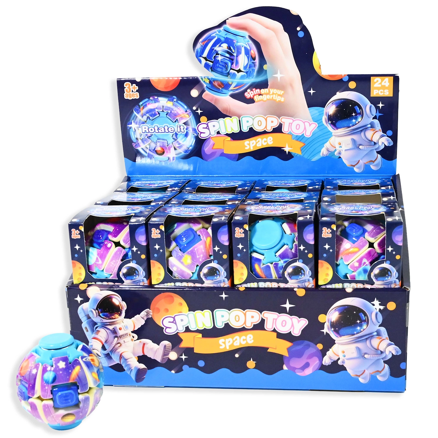 Fidget Spinner Ball - Space