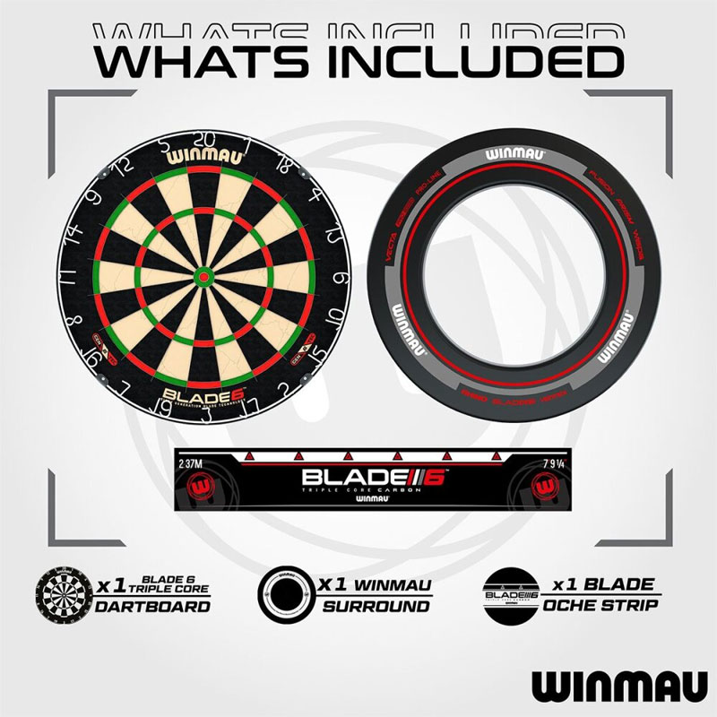 Winmau Blade 6 Surround Dart Set - 2
