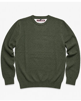 Rundhals pullover grön från AP