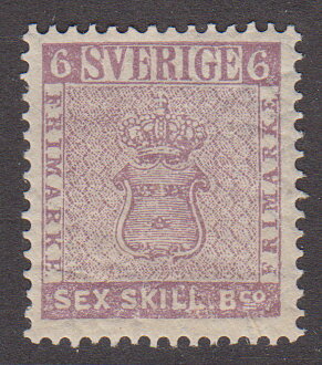F 3E4, 6 Skilling Banco eftertryck prakt **