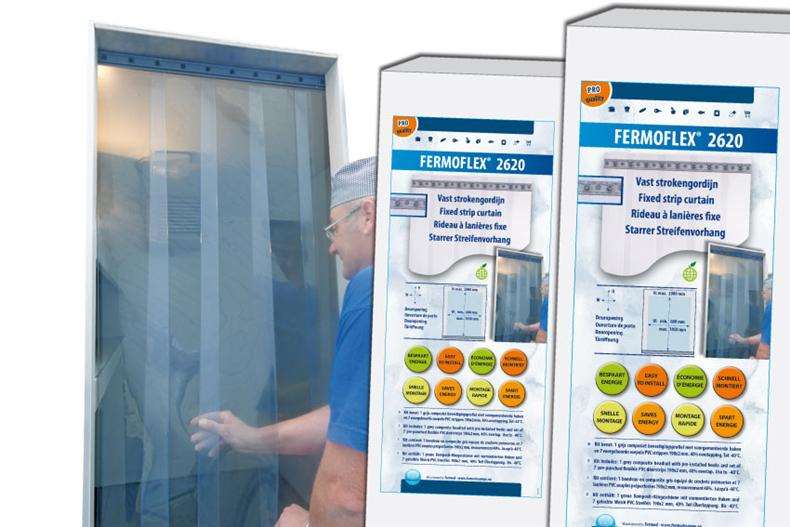 Fermoflex plastforhæng 2620 – 1050 x 2000 mm