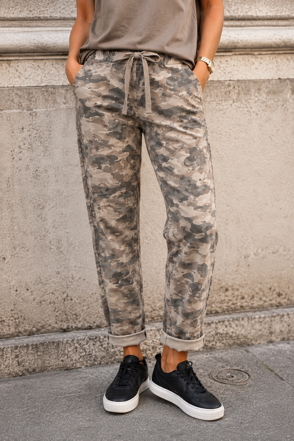 Max pants - Camo - taupe