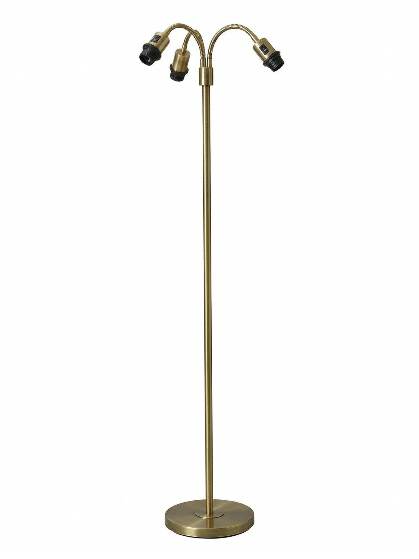 Golvlampa / Matt mässingsfärgad 