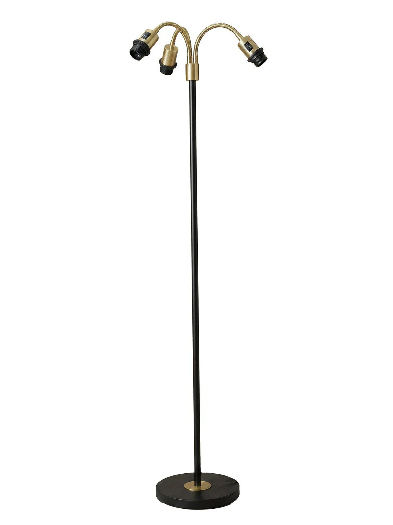 Golvlampa / Svart Mässing 