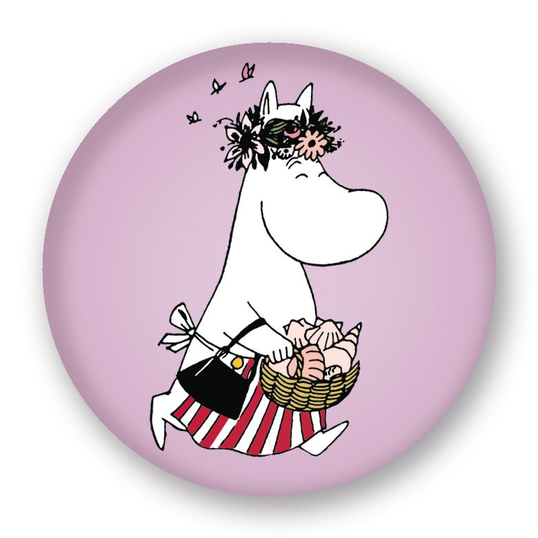 Mumin magnet - Muminmamma med snäckor