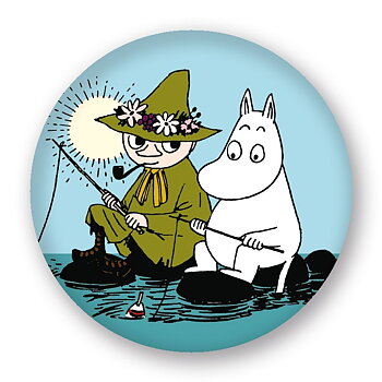 Mumin magnet - Mumin & Snusmumriken fiskar