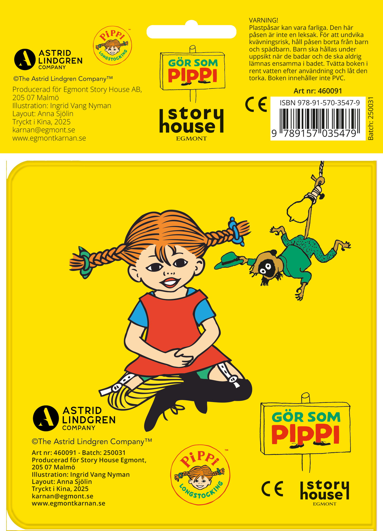 Badbok Pippi Långstrump - 2