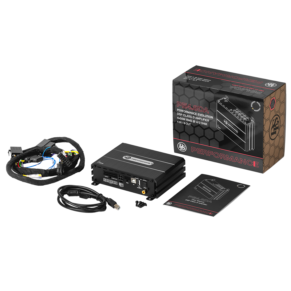 DLS PE4.8DA, 8-kanalig DSP med inbyggd förstärkare och Bluetooth - 7