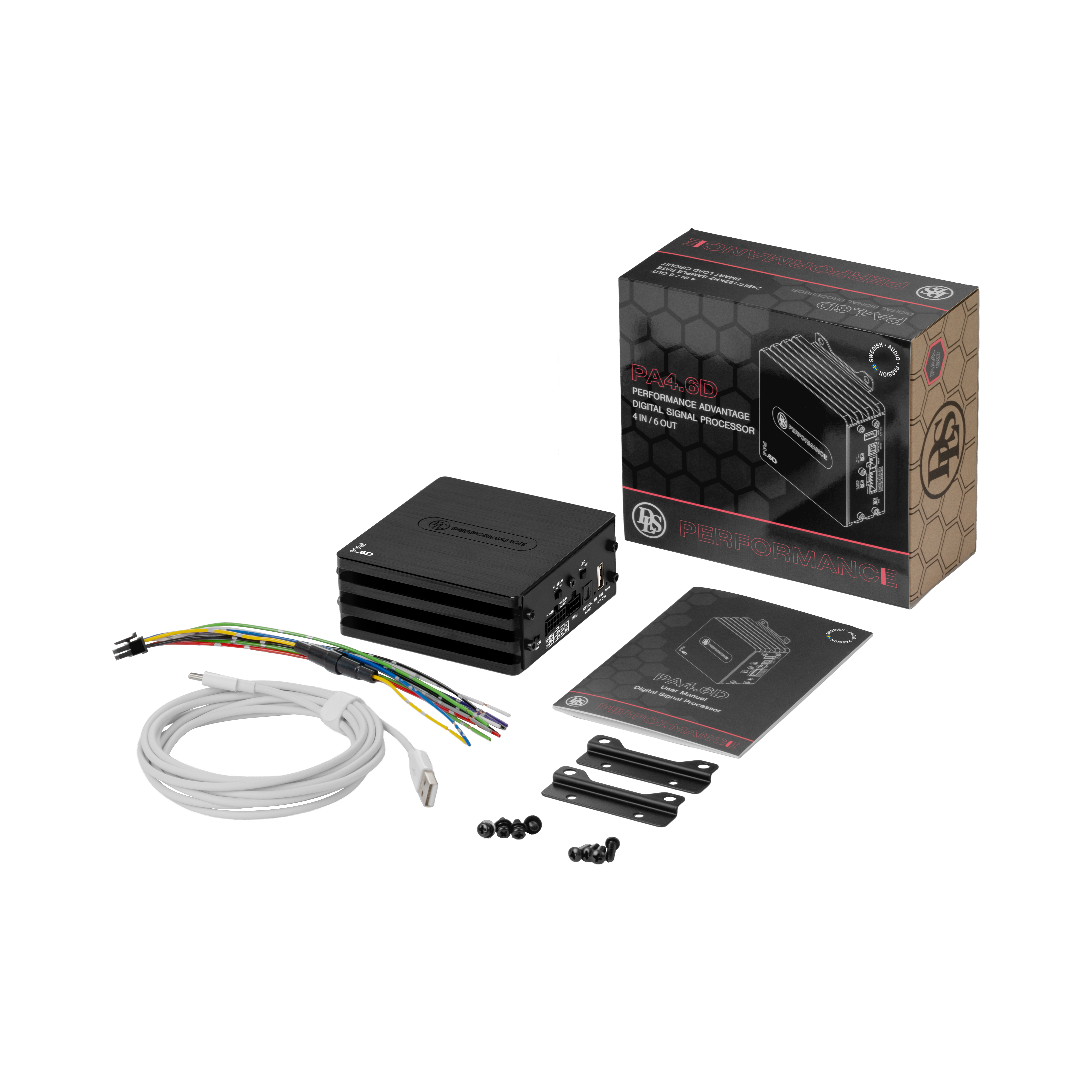 DLS PA4.6D, 6-kanalig DSP med Bluetooth - 6