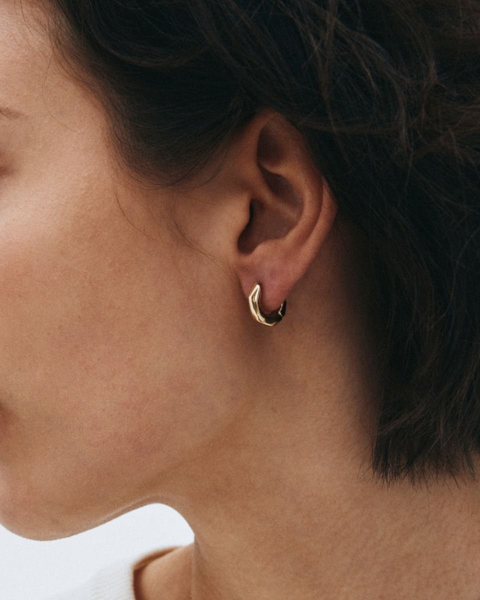 Crystalite Hoops S Gold - Edblad 