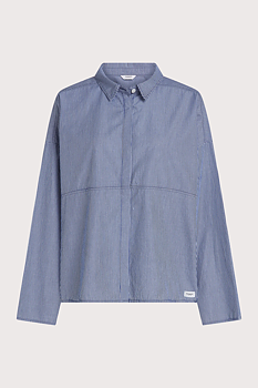 PENN&INK Blouse Blue Stripe