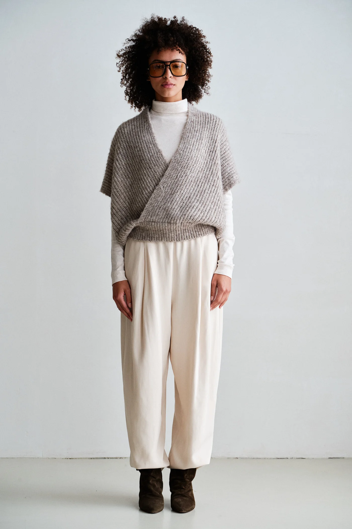 PENN&INK Jumper Brown Melange - 5